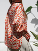 CUBA LIBRE shirt beige and red