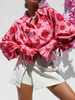 KENDALL pink floral shirt