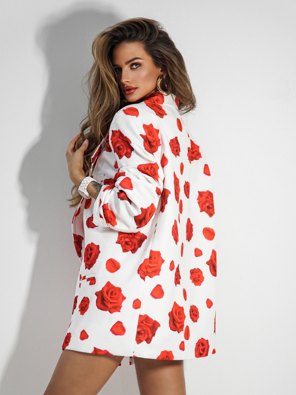 Jacket ABOUT YOU roses white