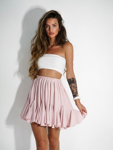 Skirt CLOCHE powder pink