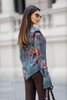 CAMILLA green shirt with flowers