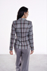 PORTO gray check jacket