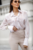 CAMILLA white and beige shirt