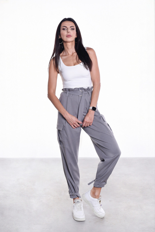 BAY grey combat pants