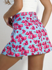 FIORE skirt-shorts blue flowers