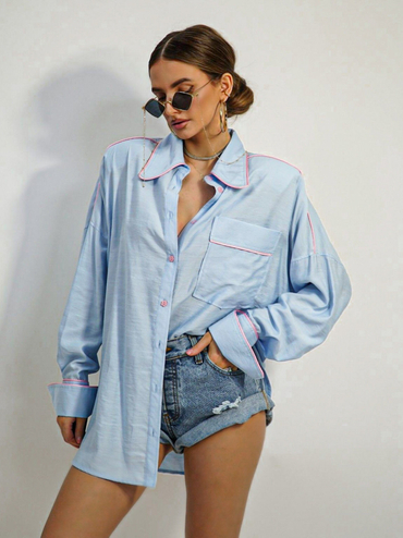 MIMI blue shirt