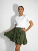 CLOCHE skirt dark green