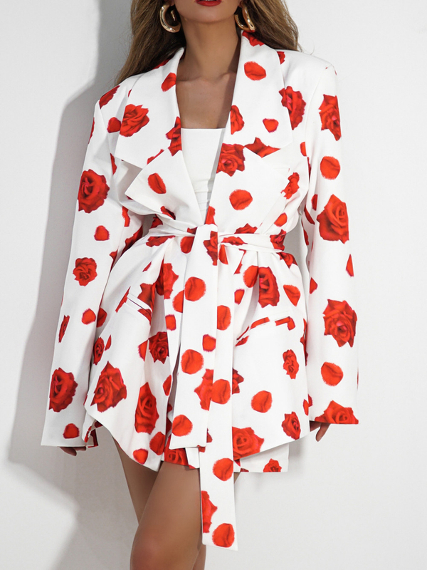 Jacket ABOUT YOU roses white