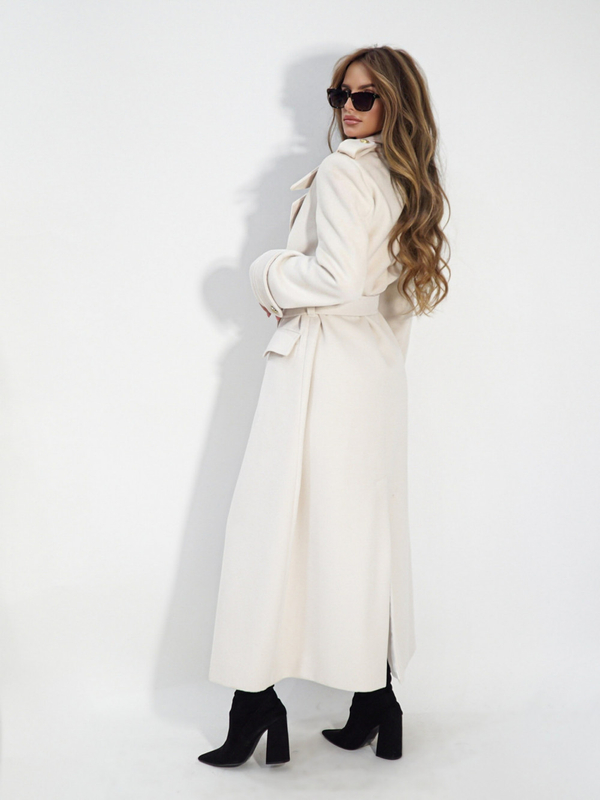 Coat LE LONG ecru