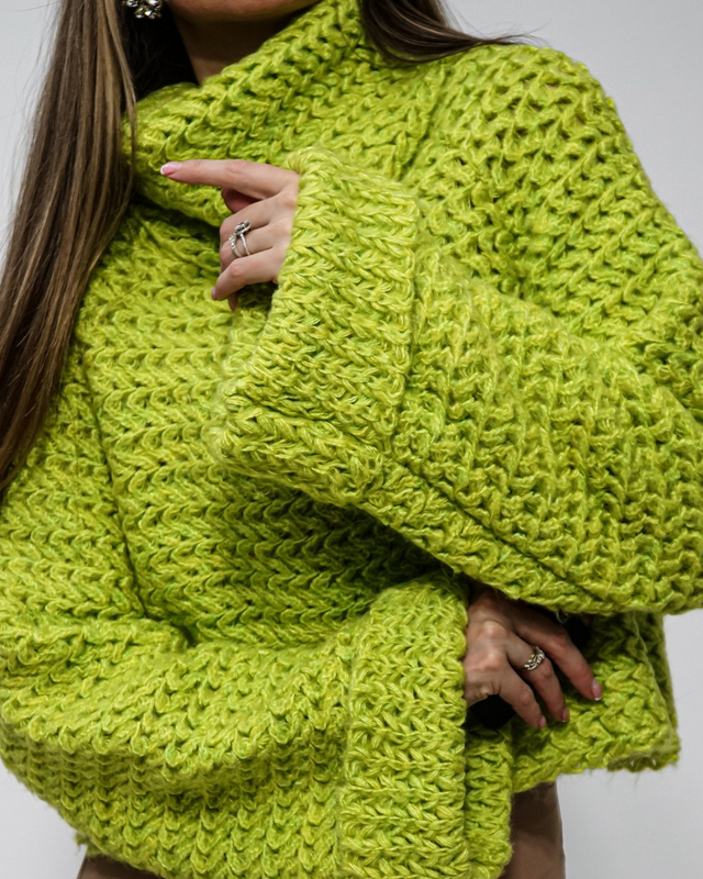 LIL lime sweater