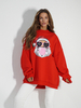 SANTA red sweatshirt