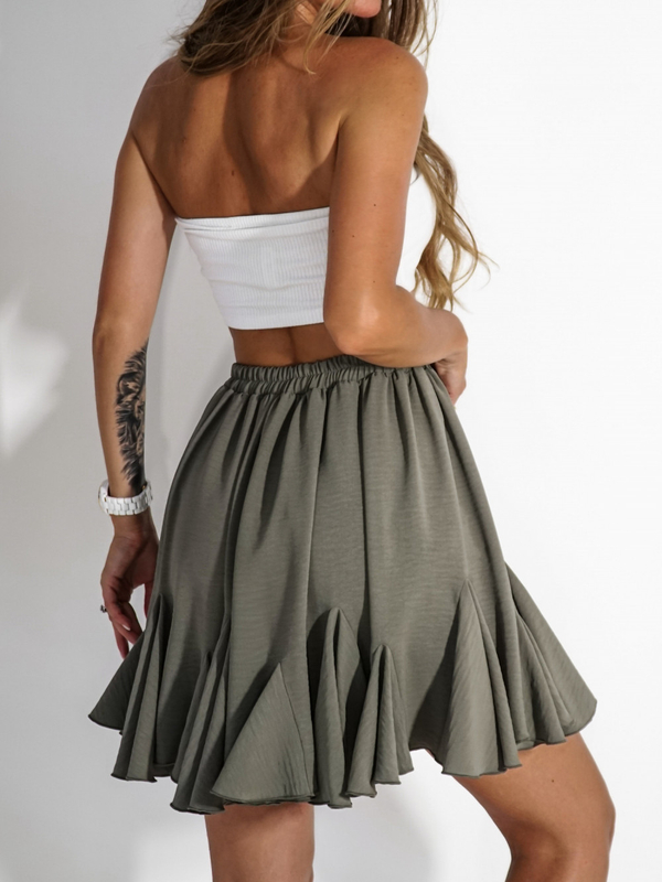 Spódniczka CLOCHE khaki