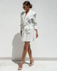 TIGER jacket-dress white
