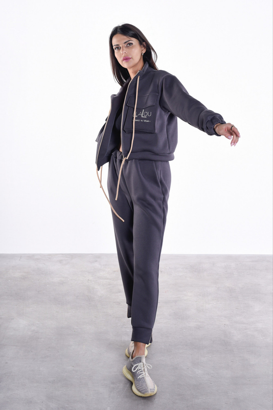 GAGA tracksuit in graphite