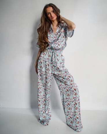 FLOWER long pants pajamas