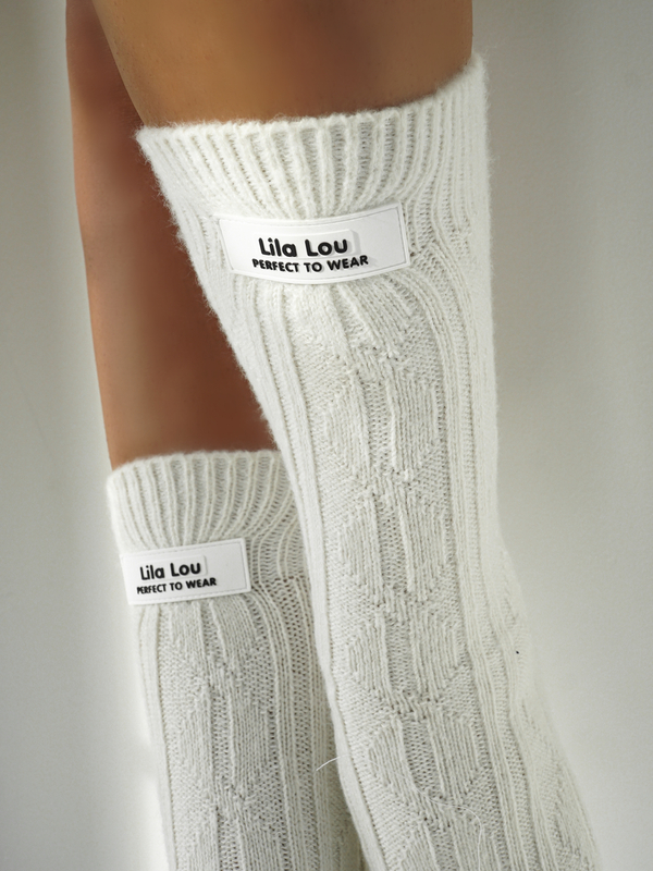 LILA LOU socks white