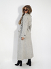 LE LONG coat grey melange