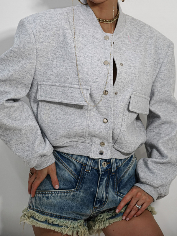 Bomber LILA LOU grey