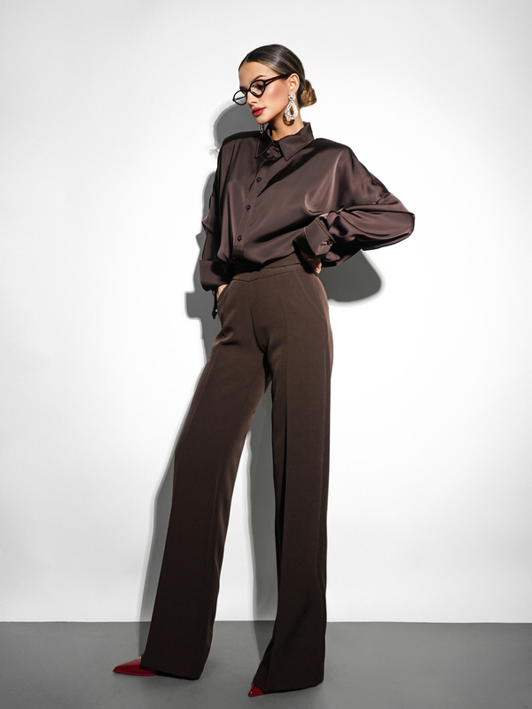 Koszula CUBA LIBRE brązowa