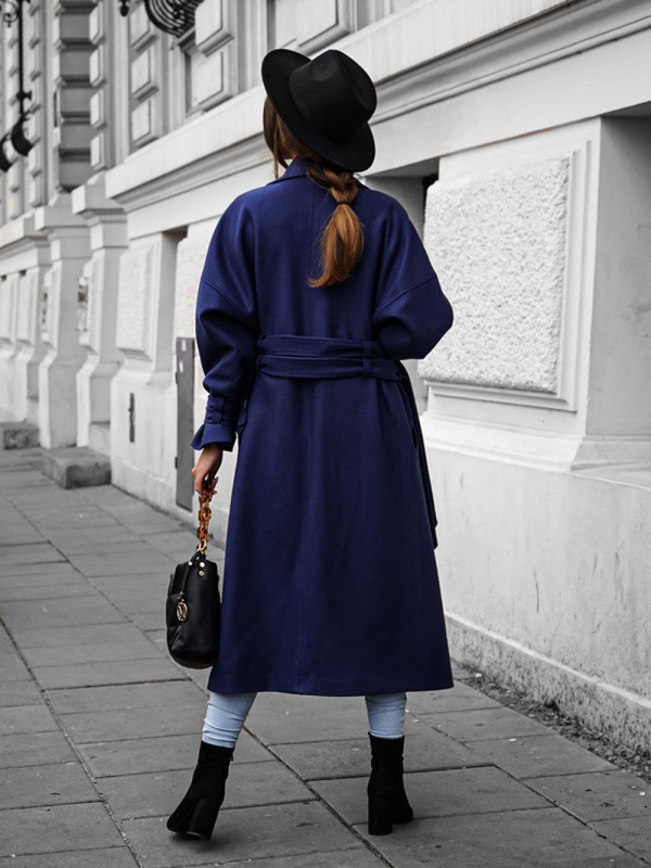VERSI navy coat