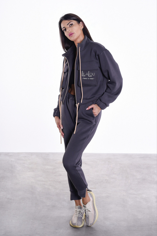 GAGA tracksuit in graphite