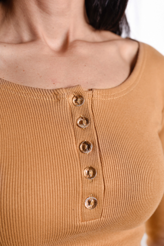 MARTII camel blouse