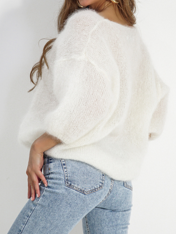 Sweter MAGGIE biały