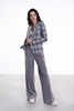PORTO gray check jacket