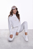 LOLI2 white velour tracksuit