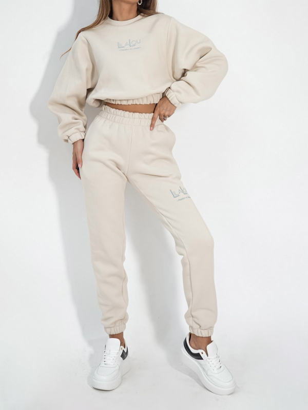 MICHOS2 beige tracksuit