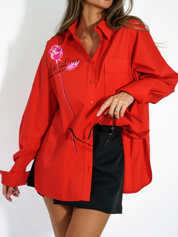 CHIARA red shirt