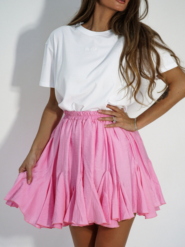 CLOCHE skirt barbie pink
