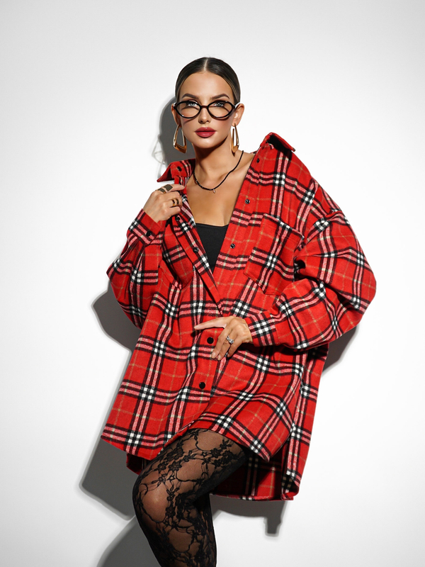 Koszula flanelowa LORENA czerwona