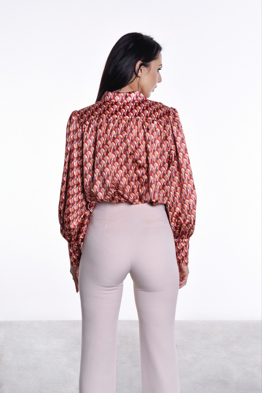 STELLA Colorful Orange Shirt