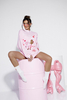 Sweatshirt CATCH ME pink