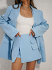 FOR YOU blue skirt-shorts