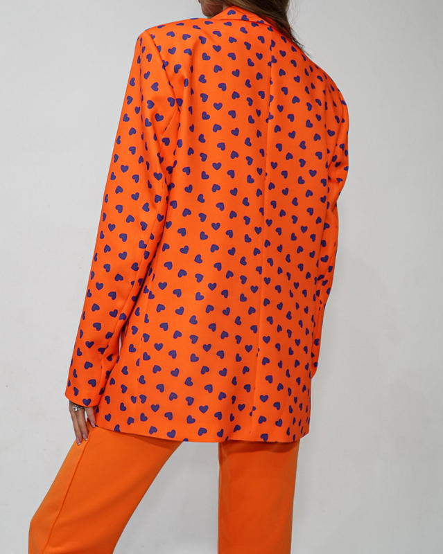 HEARTS orange jacket