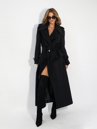LE LONG coat black