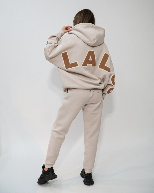 BIG DEAL beige tracksuit