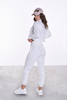 LOLI2 white velour tracksuit
