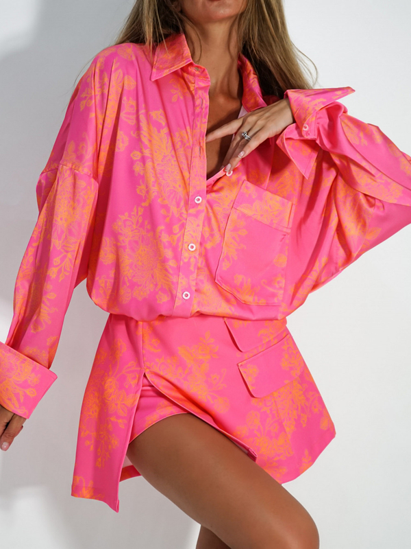 CUBA LIBRE shirt pink orange