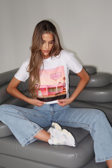 T-shirt CALIFORNIA white