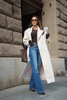 Coat LE LONG ecru