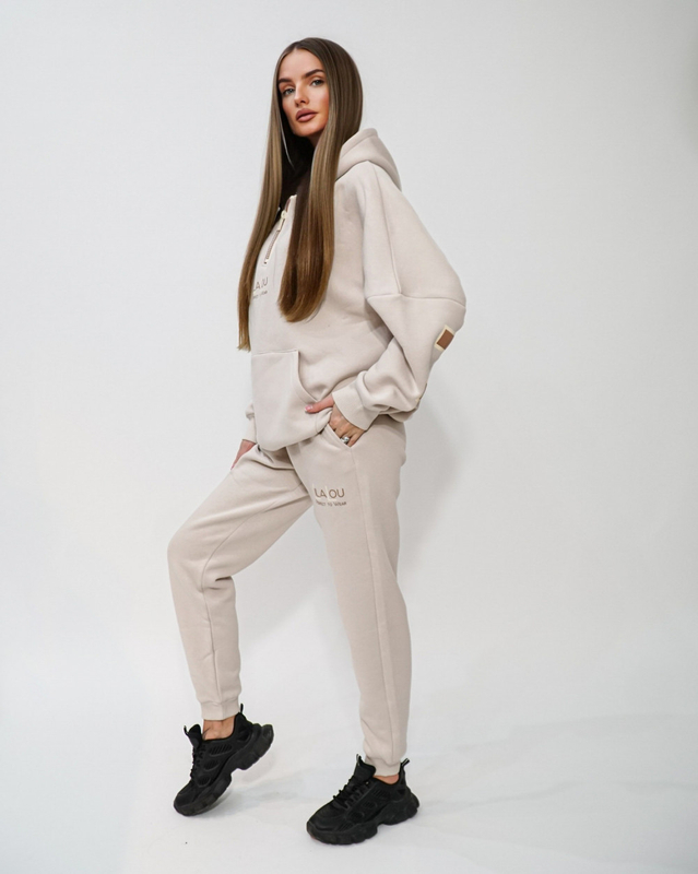 BIG DEAL beige tracksuit