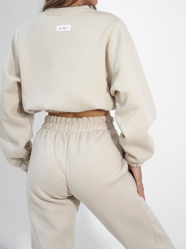 MICHOS2 beige tracksuit