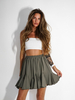 CLOCHE khaki skirt