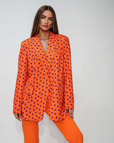 HEARTS orange jacket
