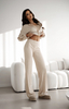 LIZZO tracksuit dark beige