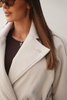 Coat LE LONG ecru