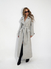 LE LONG coat grey melange